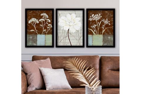 TABLO CENTER ÜÇLÜ TABLO SETİ, SİYAH ÇERÇEVE, 35X45, 3SC122