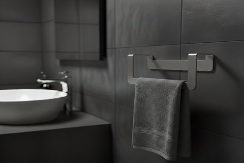 PREMİUM METAL BANYO HAVLULUĞU, CAM GRİ, 2046 CM