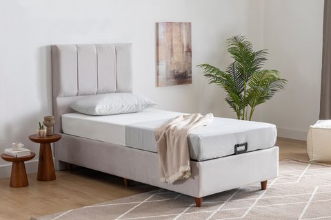 LUNA CARPO BAZA VE BAŞLIK SETİ, KUMAŞ DEĞİŞTİRİLEBİLİR, 90X200