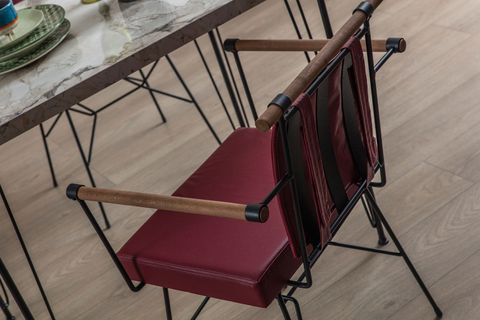 PENYEZ SANDALYE, BORDO