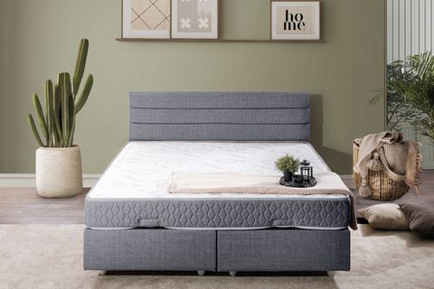 SOFİA BAZA BAŞLIK LETTO YATAK SETİ, GRİ, 150X200