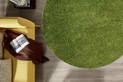 YEŞİL SHAGGY HALI 60X110