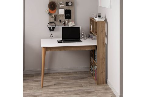 CALVİA ÇALIŞMA MASASI, BEYAZ RAHLE