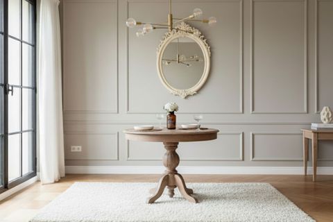 ORLANDO YUVARLAK ESKİTME AÇILIR MUTFAK MASA TAKIMI, 100X100