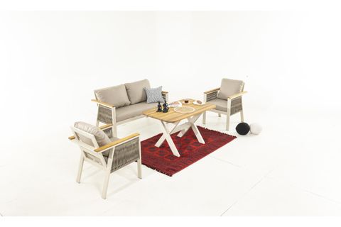 CAPELLA İKİLİ BAHÇE OTURMA GRUBU, KREM