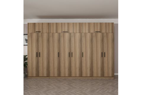 MİNAR KALE GARDIROP 5,  8 KAPAKLI,  190 CM