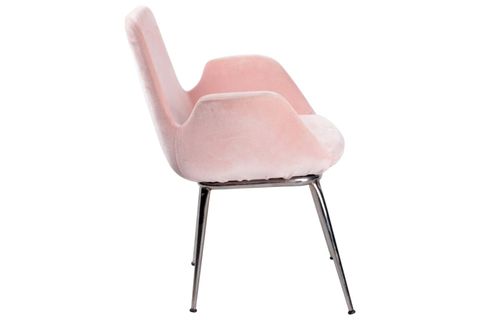 MİLA KUMAŞ MİSAFİR KOLTUĞU OFİS SANDALYESİ, PEMBE