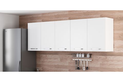 MİNAR 225 CM MUTFAK DOLABI BEYAZ 225-B2-ÜST MODÜL