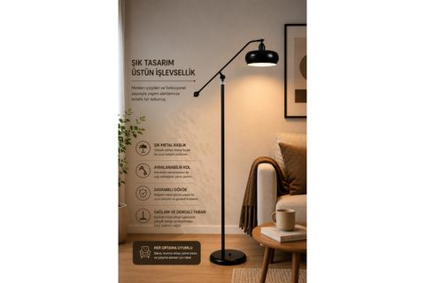 MOKA SİYAH LAMBADER SMİTH BAŞLIKLI