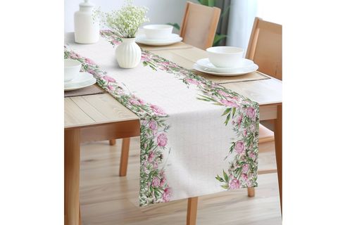 GÜL SARAYI PAMUKLU MASA RUNNER, 0063 50X150