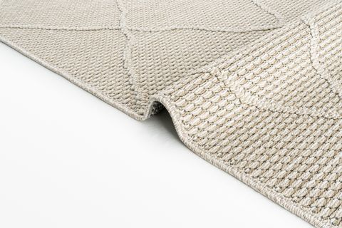 ELİT EL 02 BEİGE BEJ HAV TOZ VERMEZ ETNİK ÖRGÜ DESEN HASIR DOKUMA KESME YOLLUK MODERN SALON HALISI 100X350