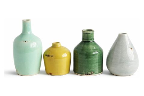 DÖRTLÜ TERRACOTTA DEKORATİF VAZO SETİ