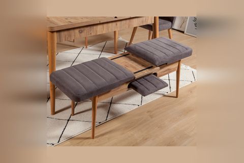 SEMBOL AÇILIR BENCH, ATLANTİK SOHO GRİ