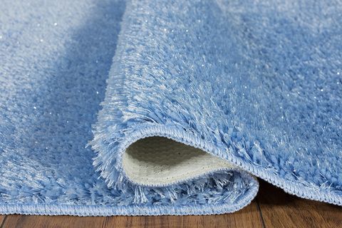 EUROBANO HOME IŞILTILI KAYMAZ TABAN MAVİ YOLLUK HALI 100X500