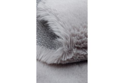 PUFFY KÜRK HALI, GRİ, 80X200