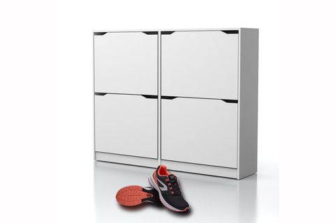 DEKOREX 4 BÖLMELİ AYAKKABILIK, BEYAZ, AYK102