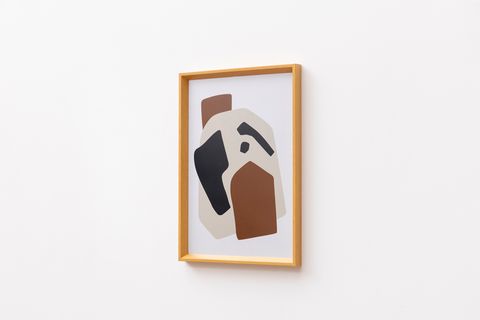 ABSTRACT MESH İKİLİ POSTER SETİ, ÇERÇEVELİ, 33X48