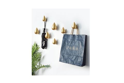 DAMLA ŞEKİL MODERN DUVAR DEKORU ASKILIK, GOLD