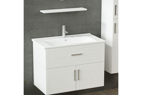 VERA BANYO DOLABI AS2K1Ç136, BEYAZ, 85CM