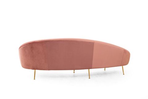 ESES SAĞ KOLLU ÜÇLÜ KOLTUK, PEMBE