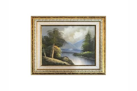 ÇERÇEVELİ ORİJİNAL YAĞLI BOYA TABLO 30X35 CM