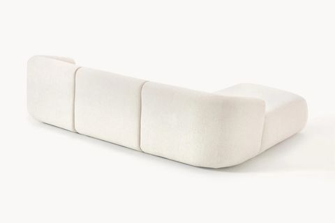 MİLA KETEN KÖŞE KOLTUK, SOL KÖŞE, KIRIK BEYAZ