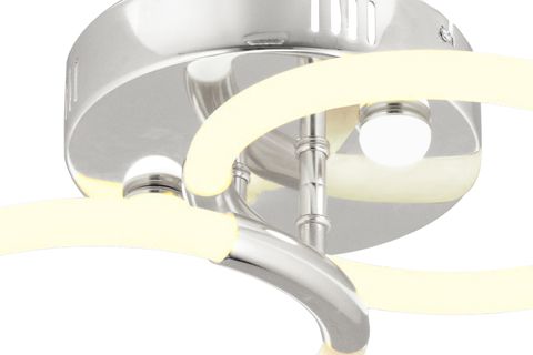 HONOS İKİLİ PLAFONYER LED AVİZE, KROM