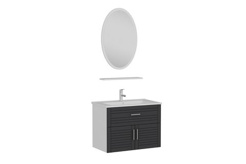 VERA BANYO DOLABI 85CM AS2K1Ç 1EA1R ETJ BEYAZ ANTRASİT