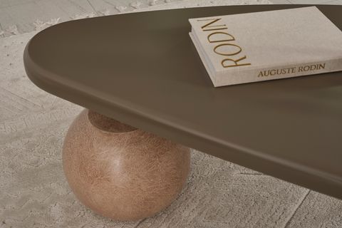 PİANO ORTA SEHPA VE İKİLİ ZİGON SEHPA SETİ, KAHVE