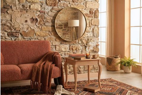 MAYLA YAN SEHPA, NATURAL AHŞAP, 56X56X57 CM