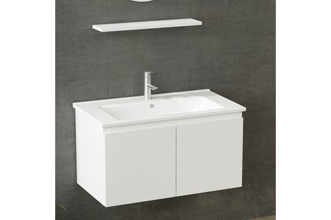 NİKA BANYO DOLABI 100CM AS2K 1YA1R ETJ BEYAZ