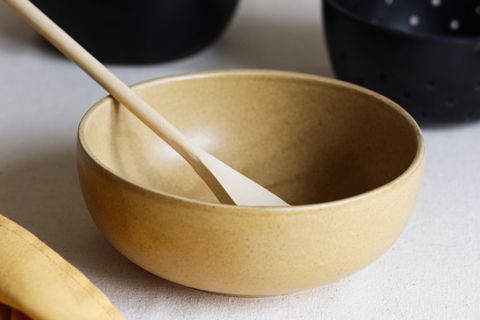 BEIGE STONE MERKÜR BÜYÜK KASE, HARDAL