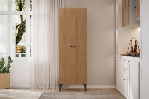 ÇETMEN COMFORT FLEX 2 KAPAKLI ÇOK AMAÇLI DOLAP CEVİZ