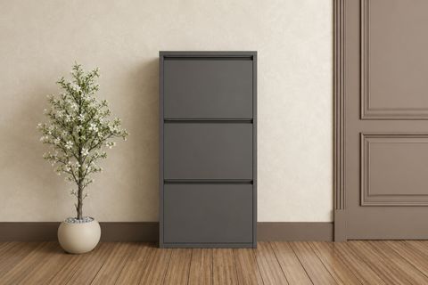 FLEX ÜÇLÜ METAL AYAKKABILIK, ANTRASİT