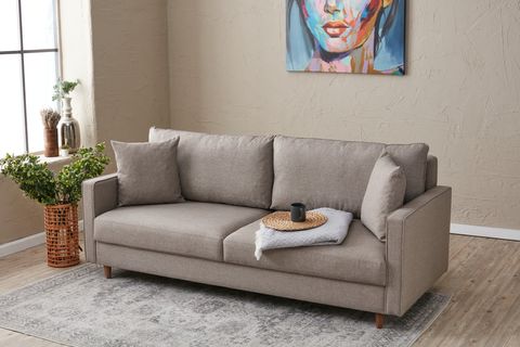 EVA SERİSİ ÜÇLÜ KOLTUK, KREM