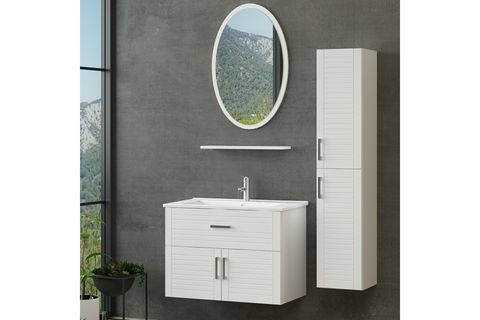 VERA BANYO DOLABI AS2K1Ç124, BEYAZ, 100CM