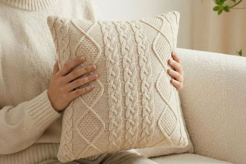 TRİKO PAMUK KIRLENT KILIFI, BEJ