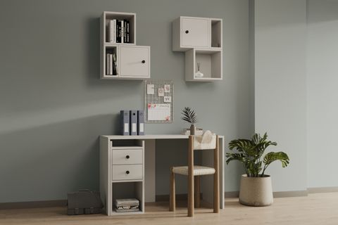 BK ÇALIŞMA MASASI, 2 ÇEKMECE 2 KAPAKLI