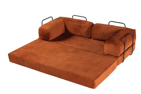 LİNA ÇOK AMAÇLI YATAKLI AKTİVİTE KOLTUĞU, KİREMİT, 80X160