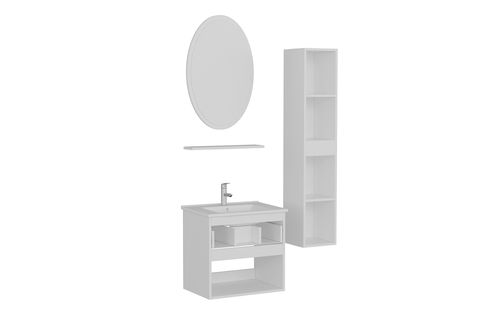 VERA BANYO DOLABI AS2K1Ç130, BEYAZ, 65CM