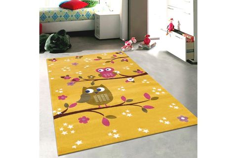 PAYİDAR KİDS AMİGO 8515A ŞAŞKIN BAYKUŞLAR DESENLİ ÇOCUK HALISI 133X200 CM