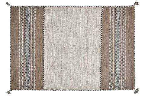 İSKANDİNAV EL DOKUMA KİLİM BEJ 80X300