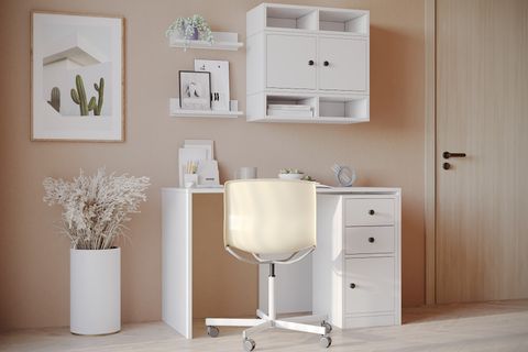 ÇOK FONKSİYONLU MODERN ÇALIŞMA MASASI, 3 KAPAKLI