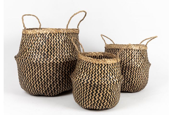 Cammeo Foldable Wicker Basket, Large | Vivense London