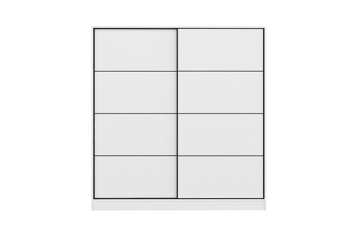 Medway Kledingkast met Schuifdeuren, 180 cm, Wit