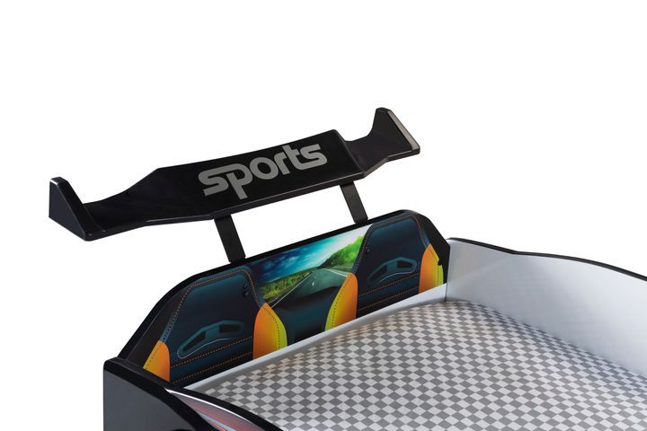 Aston Children's Car Bed Frame GT18, Black
