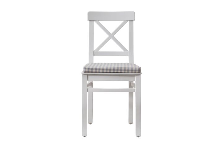 White Eettafelset met Bank, 110x70 cm