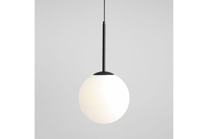 Giana Modernee Glazen Hanglamp, Zwart