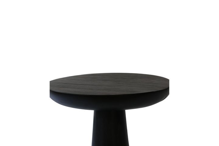 Tucas Home Mushroom Bijzettafel, 70 cm, Zwart