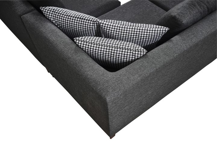 Masse Hoekbank Rechts, Antraciet